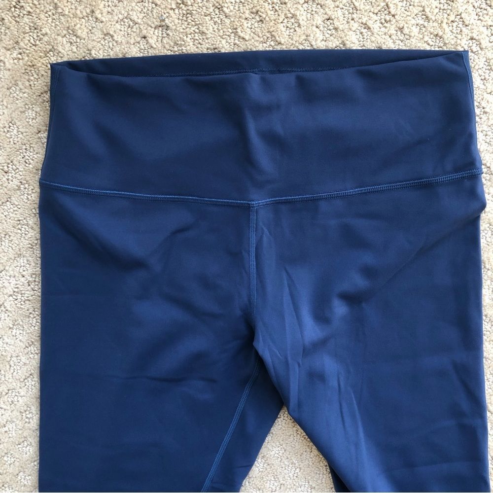 Lululemon Wunder Train High-Rise Crop 23" Size 12 Mineral Blue - Picture 7 of 12